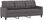 Vidaxl 3 Osobowa Sofa Z Poduszkami Szara 180 Cm Sztuczna Skóra 3200810 - zdjęcie 4