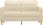Vidaxl 2 Osobowa Sofa Kremowa 140 Cm Tapicerowana Tkaniną 359093 - zdjęcie 11