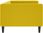 Vidaxl Sofa Z Funkcją Spania Żółta 90X200 Cm Obita Aksamitem 91659 - zdjęcie 3