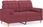 Vidaxl 2 Osobowa Sofa Z Poduszkami Winna Czerwień 120 Cm Tkanina 3200780 - zdjęcie 2