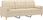 Vidaxl 3 Osobowa Sofa Z Poduszkami Kremowa 180 Cm Tkanina 3200792 - zdjęcie 3