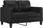Vidaxl 2 Osobowa Sofa Z Poduszkami Czarna 120 Cm Sztuczna Skóra 3200798 - zdjęcie 5