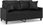 Vidaxl 2 Osobowa Sofa Z Poduszkami Czarna 140 Cm Sztuczna Skóra 3200803 - zdjęcie 5