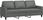 Vidaxl 3 Osobowa Sofa Z Podnóżkiem Ciemnoszary 180 Cm Tkaniną 3201038 - zdjęcie 4