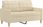 Vidaxl 2 Osobowa Sofa Z Poduszkami Kremowa 120 Cm Tkanina 3200776 - zdjęcie 6