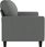 VidaXL Sofa 3 Osobowa Ciemnoszara 180 Cm Tapicerowana Tkaniną 1118348 - zdjęcie 7