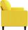 VidaXL Sofa 3 Osobowa Jasnożółta 180 Cm Tapicerowana Tkaniną 1118512 - zdjęcie 6