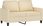 Vidaxl 2 Osobowa Sofa Kremowa 120 Cm Tapicerowana Tkaniną 1118513 - zdjęcie 2