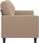 Vidaxl 2 Osobowa Sofa Kolor Cappuccino 120 Cm Sztuczna Skóra 1118522 - zdjęcie 2