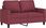 VidaXL Sofa 2 Osobowa Winna Czerwień 120 Cm Tapicerowana Tkaniną 1118656 - zdjęcie 2