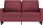VidaXL Sofa 2 Osobowa Winna Czerwień 120 Cm Tapicerowana Tkaniną 1118656 - zdjęcie 8