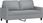 VidaXL Sofa 2 Osobowa Jasnoszara 140 Cm Tapicerowana Tkaniną 1118658 - zdjęcie 7