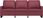 Vidaxl Sofa 3 Osobowa Winna Czerwień 180 Cm,Tapicerowana Tkaniną 359177 - zdjęcie 3