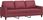 Vidaxl Sofa 3 Osobowa Winna Czerwień 180 Cm,Tapicerowana Tkaniną 359177 - zdjęcie 2