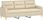 Vidaxl 3 Osobowa Sofa Kremowa 180 Cm Tapicerowana Tkaniną 1131408 - zdjęcie 8