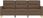 Vidaxl Sofa 3 Osobowa Brązowa 180 Cm Tapicerowana Tkaniną 359246 - zdjęcie 3