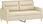 Vidaxl 2 Osobowa Sofa Kremowa 140 Cm Tapicerowana Tkaniną 359237 - zdjęcie 4