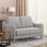 Dekoria Sofa Venuste Grey Linen 2 Os. 140X90X90 Cm 005-637 - zdjęcie 4