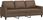 VidaXL Sofa 3 Osobowa Brązowa 180 Cm Tapicerowana Tkaniną 1146524 - zdjęcie 5