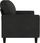 VidaXL Sofa 3 Osobowa Czarna 180 Cm Tapicerowana Tkaniną 1149346 - zdjęcie 7