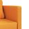 Vidaxl Sofa Podłogowa 2 W 1 Ciemnożółta 112X174X55 Cm Tkanina 353972 - zdjęcie 5
