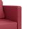 Vidaxl Sofa Podłogowa 2 W 1 Kolor Wina 112X174X55 Cm Sztuczna Skóra 353977 - zdjęcie 10