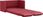 Vidaxl Sofa Podłogowa 2 W 1 Kolor Wina 112X174X55 Cm Sztuczna Skóra 353977 - zdjęcie 7