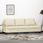 Vidaxl 3 Osobowa Sofa Kremowa 180 Cm Sztuczna Skóra 1190109 - zdjęcie 1