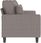 VidaXL Sofa 2 Osobowa Kolor Taupe 140 Cm Tapicerowana Tkaniną 1191194 - zdjęcie 3