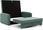 Eltap Sofa Rozkładana Z Funkcją Spania Laine Zielona   105465 - zdjęcie 4