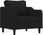 VidaXL Sofa Chair Black 23.6" Fabric 1202173 - zdjęcie 3