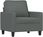 VidaXL Sofa Chair Dark Gray 23.6" Fabric 1207311 - zdjęcie 3