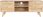 Dkd Home Decor Mebletv Naturalny Metal Drewno Kauczukowe 120X30X48 Cm 1090783 - zdjęcie 6