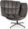Signal Meble Fotel Vesta Velvet Czarny Szary Tap.218 Nowoczesny Design - zdjęcie 2