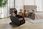 Fotel Do Masażu Masujący Pw430 Czarno-brązowy Pro-Wellness - zdjęcie 4