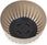 Howhomely Donica Stripped Eco Wood Biała 24Xh14cm Hhstrmisawb24 - zdjęcie 3