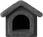 Doggy Buda Dla Psa Lub Kota Z Materiału Włochaty Domek Poduszką Budka R1 32X38 R1BUACZA1 - zdjęcie 2