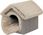Doggy Buda Dla Psa Lub Kota Z Materiału Włochaty Domek Poduszką Budka R2 38X44 R2BUACAP2 - zdjęcie 3