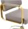 Physa Fotel Fryzjerski Z Podnóżkiem - 900 - 1050Mm - 200kg - Beżowy / Złoty - Otley Beige & Gold - zdjęcie 6