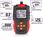 Prostownik do akumulatora Cyfrowy tester akumulatora z wyświetlaczem LCD Qoltec 12V/24V 3Ah-200Ah - zdjęcie 10
