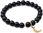 Brazi Druse Jewelry Bransoletka Turmalin Czarny Zawieszka Księżyc (11146) - zdjęcie 2
