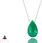Brazi Druse Jewelry Naszyjnik Chalcedon Chromowy Kropla (8441) - zdjęcie 4