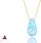 Brazi Druse Jewelry Komplet Topaz Sky Blue Krople (8518) - zdjęcie 4