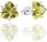 Brazi Druse Jewelry Kolczyki Kwarc Lemon 3 Ct. Trylion (9271) - zdjęcie 3