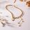 Kolczyki Guess Crazy Earrings Kółka z cyrkoniami Wiszące Logo Stal Sztyft - zdjęcie 2