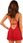 Obsessive - Seksowna Prześwitująca Babydoll I Stringi Czerwone M/L - zdjęcie 4