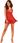 Obsessive - Seksowna Prześwitująca Babydoll I Stringi Czerwone M/L - zdjęcie 2