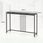Costway Konsola Do Salonu Przedpokoju Czarna 120cm (JV10489BK) - zdjęcie 3
