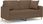 Vidaxl 2 Osobowa Sofa Z Poduszkami Brązowa 140 Cm Tkanina - zdjęcie 4
