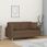 Vidaxl 2 Osobowa Sofa Z Poduszkami Brązowa 140 Cm Tkanina - zdjęcie 1
